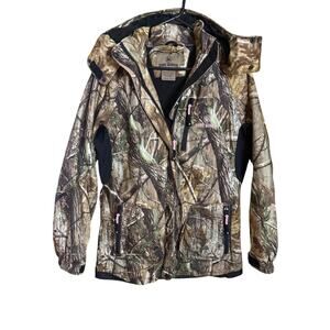 Vintage Womens Camoflauge Thick Hunting Coat